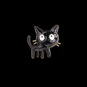 AVELIA Black Cat Brooch