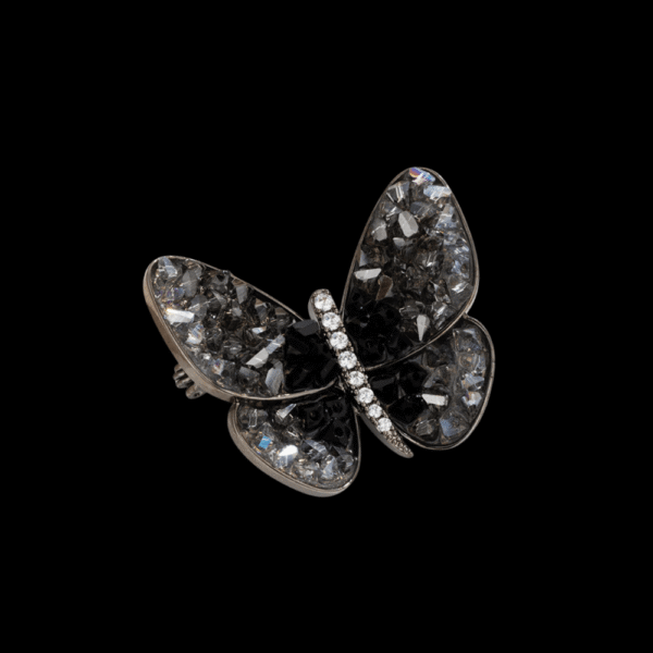 AVELIABlackCrystalButterflyBrooch2 AVELIABlackCrystalButterflyBrooch2