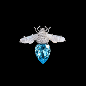 AVELIA Blue Bee Brooch