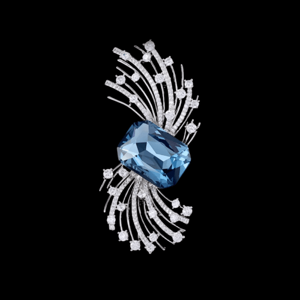 AVELIABlueTopazBrooch AVELIA Blue Topaz Brooch