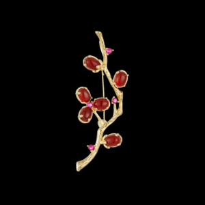 AVELIA Carnelian Brooch