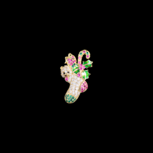 AVELIA Christmas Cat Brooch