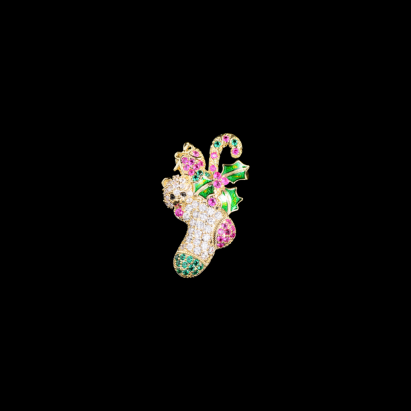 AVELIA Christmas Cat Brooch