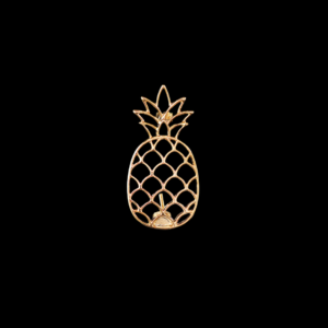 AVELIA Gold Openwork Pineapple Brooch