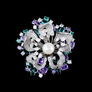 AVELIA Bloom Pearl Flower Brooch