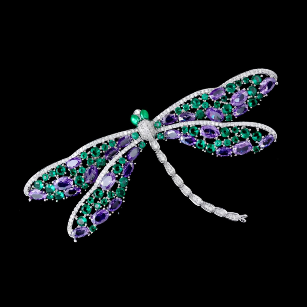 AVELIA Gems Dragonfly Brooch