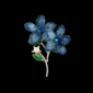 AVELIA Fabric Flower Brooch