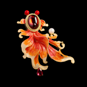 AVELIA Enamel Fish Brooch